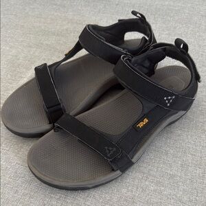 Teva Meachem Black Adjustable Sandals